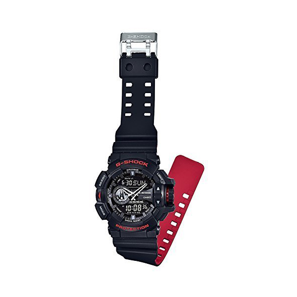 时尚撞色！CASIO 卡西欧 手表 GA-400HR-1ADR