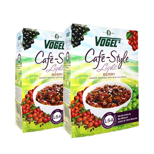 营养足料！ Vogel's沃格尔黑加仑浆果麦片400克/盒2盒