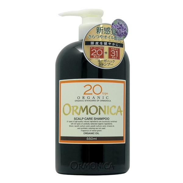 日本进口！ORMONICA 无硅油洗发水 550ml