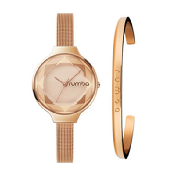 圣诞节好礼！RumbaTime 女表 电子石英表时装表礼盒套装礼品