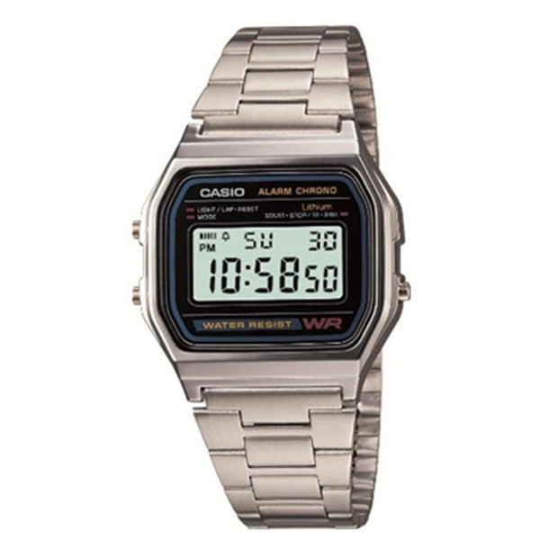 凑单品！CASIO 卡西欧 A158WA-1JF 复古电子表