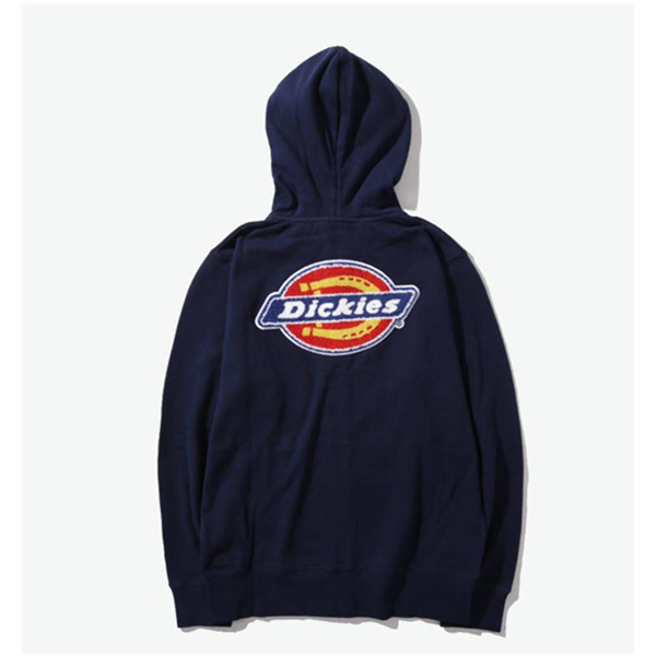 买1赠1！Dickies LOGO徽章拉链连帽卫衣