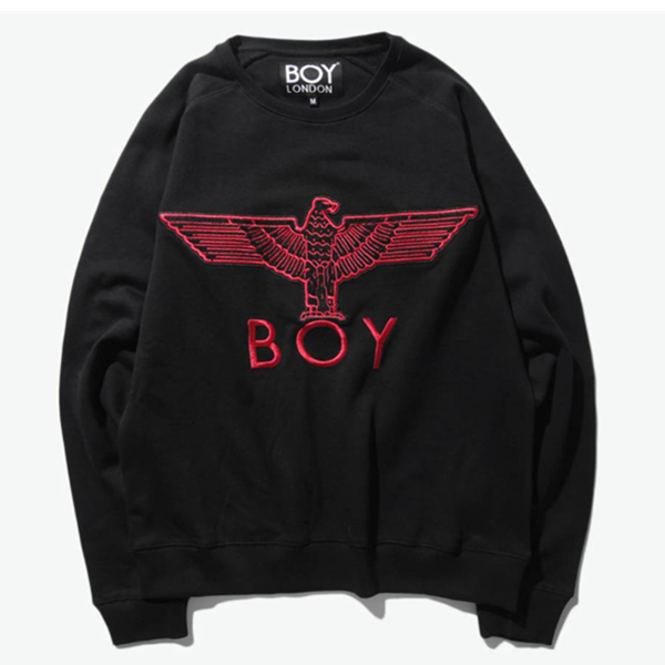 好价！BOY LONDON 经典LOGO刺绣卫衣