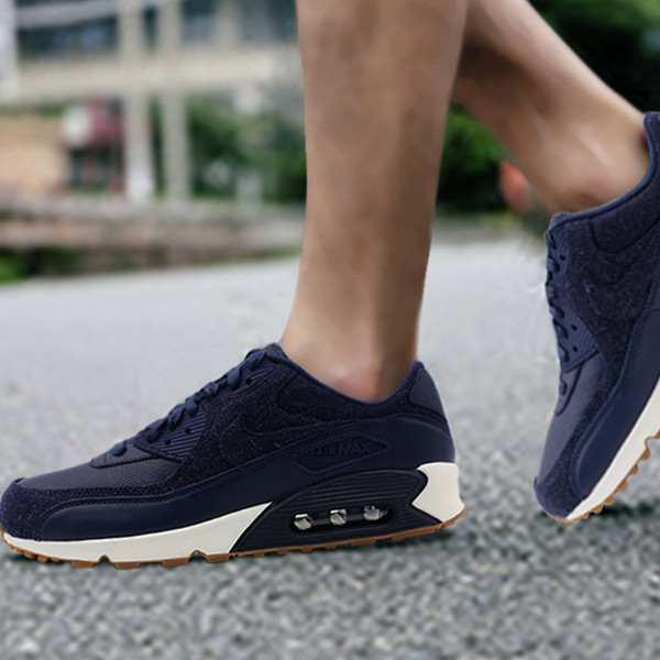 双12预告！Nike AIR MAX 90 黑色羊毛复古休闲跑步鞋