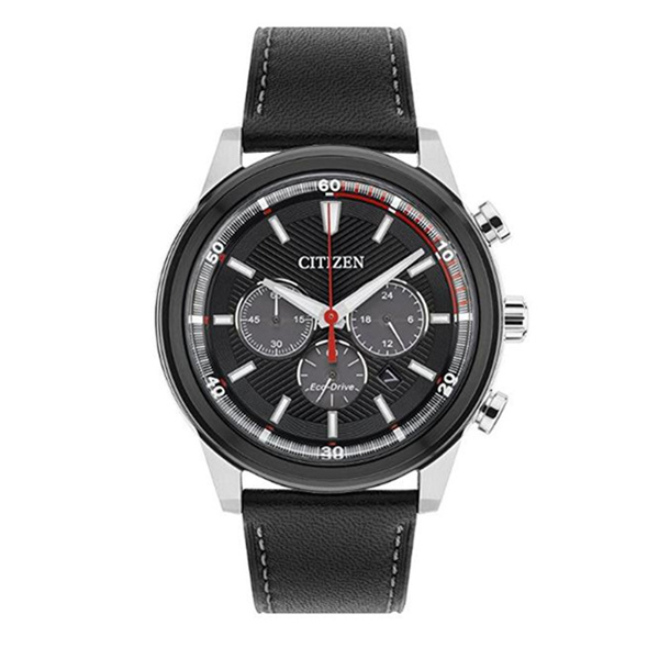 质感十足！Citizen 西铁城 CA4348-01E 光动能男表