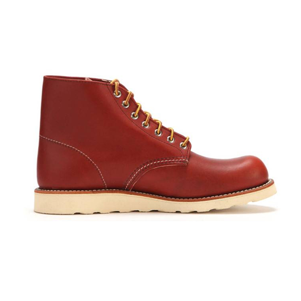 美国进口！Red Wing 8166 经典D头牛皮短筒工装靴