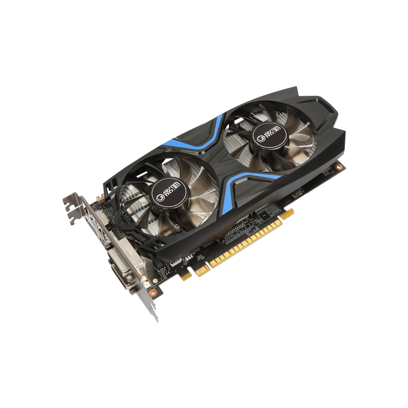 稳定高效！影驰 GTX1050 黑将 128Bit D5 显卡