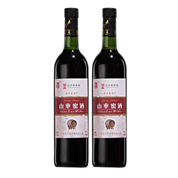 老字号！龙泉 野生山枣蜜酒 750ml*2瓶