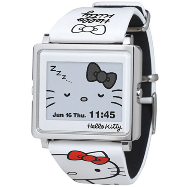 可爱造型！爱普生Smart Canvas时感主题手表Hello kitty
