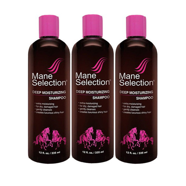 滋润修复！Mane Selection马牌无硅油经典控油洗发水335毫升*3