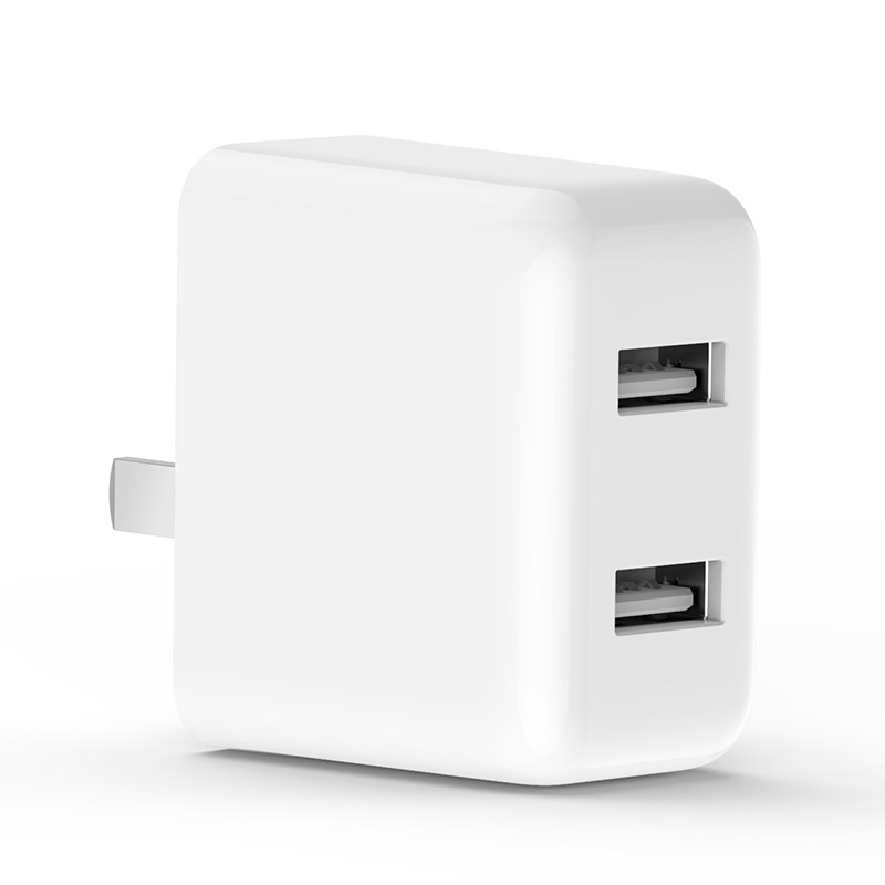 轻巧圆润！紫米 18W QC3.0双USB充电器