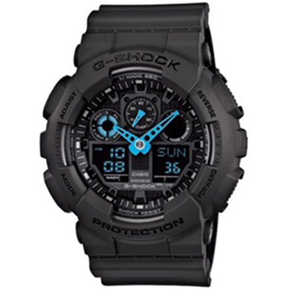 快捷准确！CASIO卡西欧G-SHOCK系列电子男士手表GA-100C-8ADR