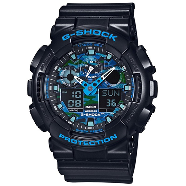 抢眼造型！CASIO卡西欧G-SHOCK电子男士手表GA-100CB-1A