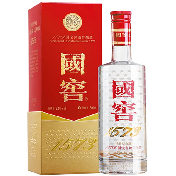 品味历史！泸州老窖国窖1573浓香型白酒52度500毫升/瓶