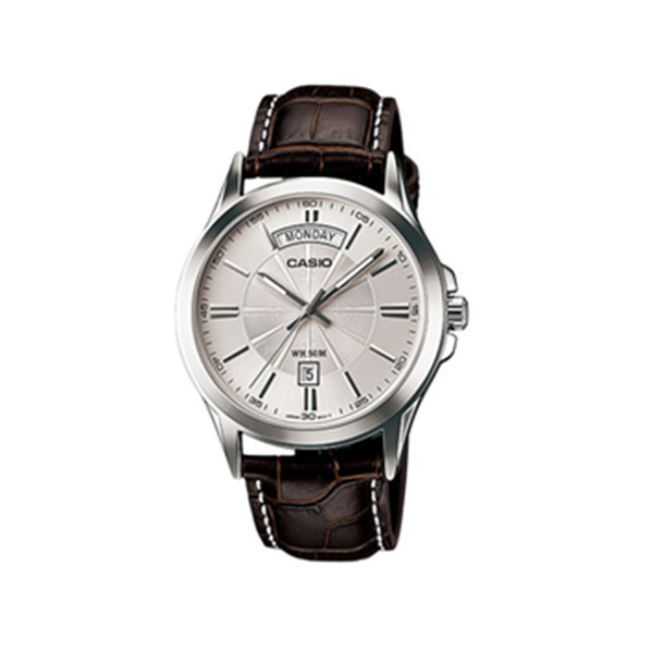 简约休闲！卡西欧手表男简约防水男士手表MTP-1381L