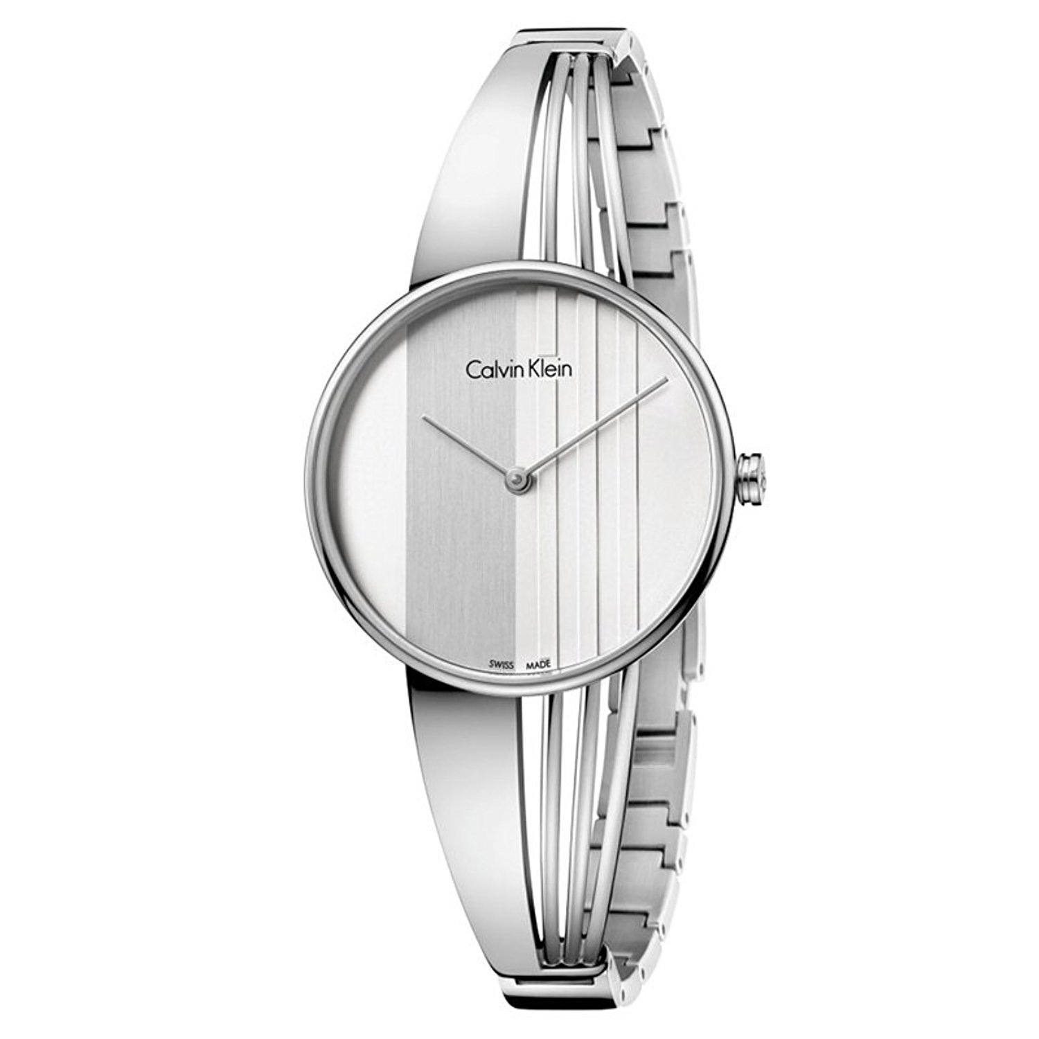 简洁至美！卡尔文克莱恩 石英女士手表 K6S2N116