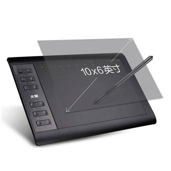 一分钟上手！天敏 1060Plus 数位板手绘板