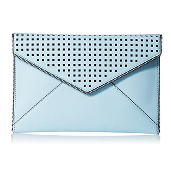 结实耐磨！Rebecca MINKOFF Leo 手拿信封包