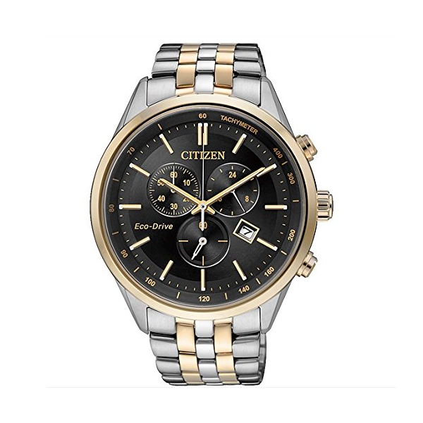 潮流百搭！西铁城 Eco-Drive光动能男士手表 AT214