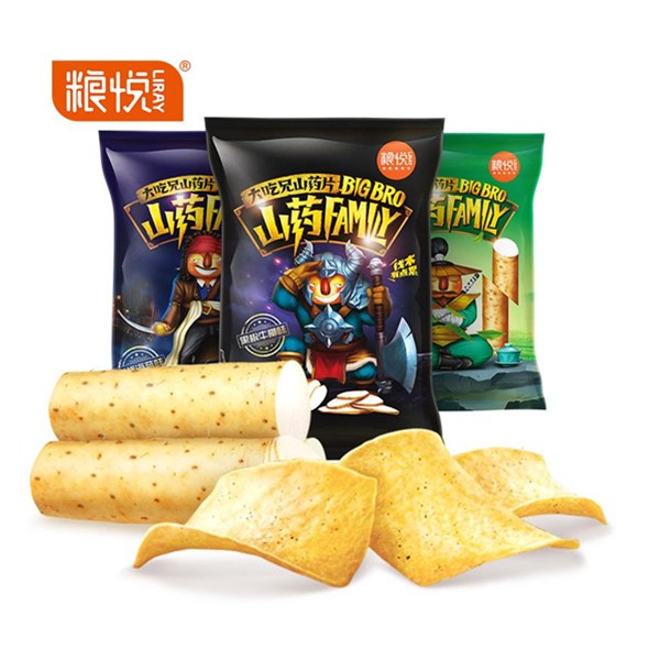 双重优惠！粮悦大吃兄 手工山药片 60g*9袋