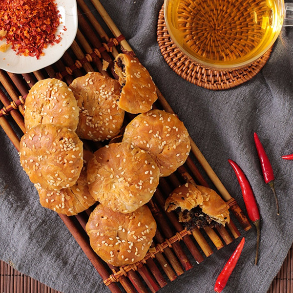 酥香糯爽！网易严选黄山烧饼168克（8枚入）
