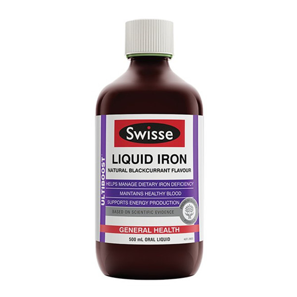 红润肌肤！Swisse补铁补血液500ml/瓶