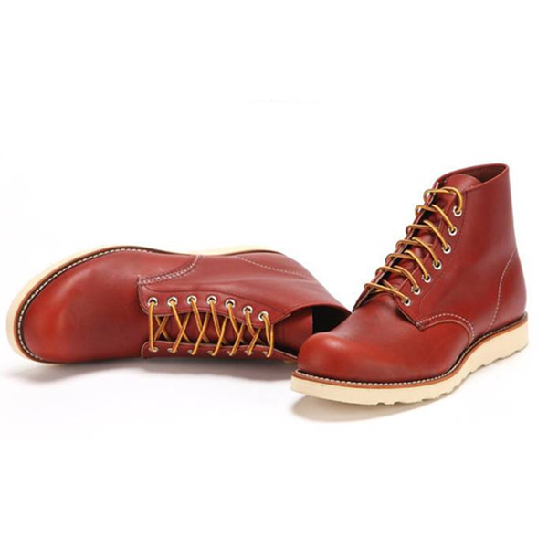 好价快入！Red Wing 8166 经典D头牛皮短筒工装靴