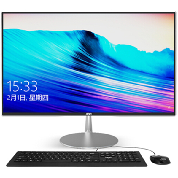 超高清！AOC AIO734 21.5英寸超薄高清一体机电脑