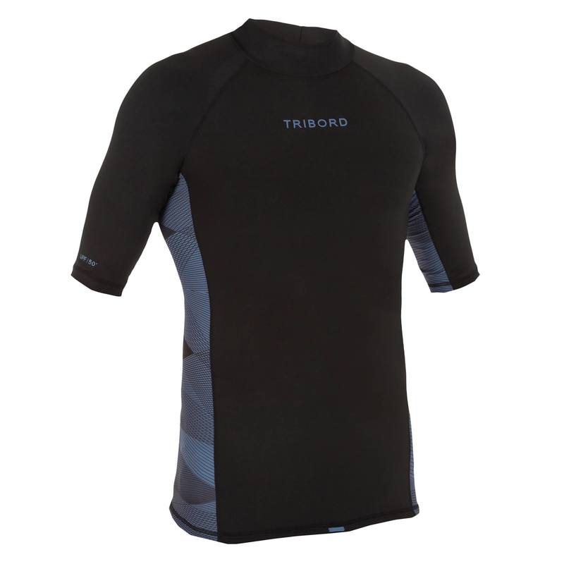 速干防晒！迪卡侬 男冲浪短袖 TRIBORD 500