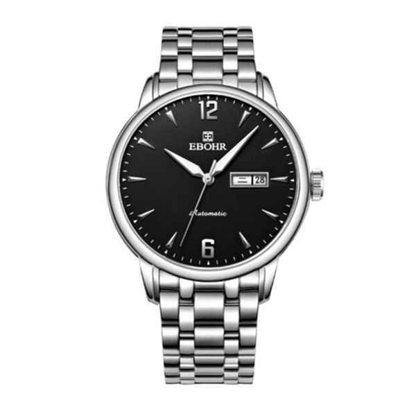 双重优惠！依波都市经典系列实心钢带机械男表36130115