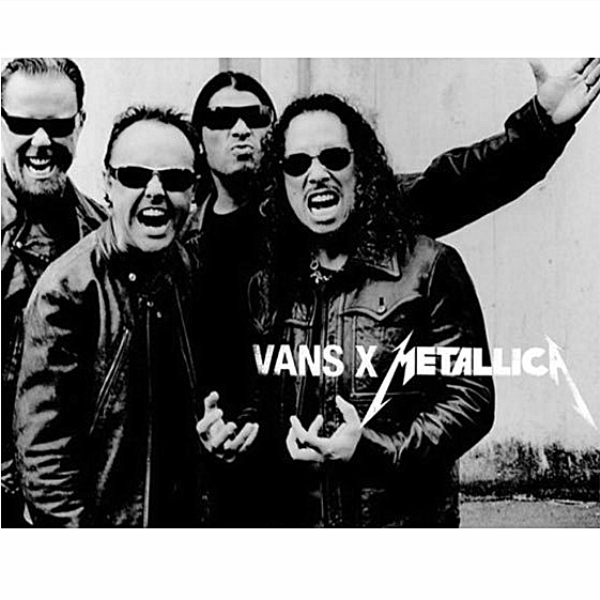 VANS 携手传奇重金属乐队Metallica，想想有多炸裂！