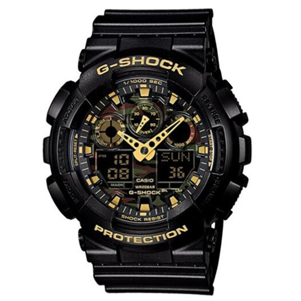 丛林迷彩！CASIO 卡西欧 GA-100CF-1A9 男士手表