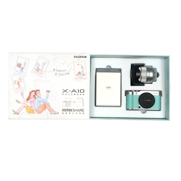 小巧便携！富士 X-A10+instax SP2 礼盒装