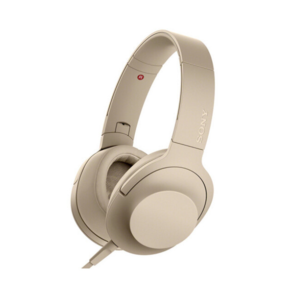 浅金色！索尼MDR-H600A 头戴式音乐耳机