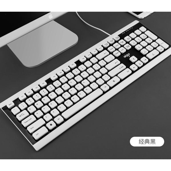 可水洗！爱国者 W-635 巧克力有线键盘