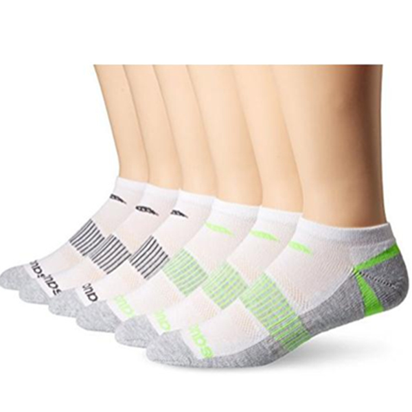 高好评！Saucony 圣康尼 男士运动袜 6双装