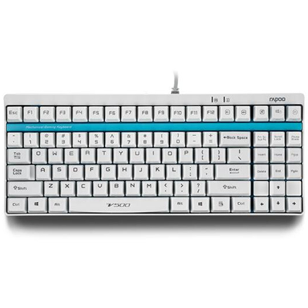 坚固稳定！雷柏 V500 机械键盘 黄轴