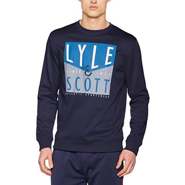 经典款！Lyle & Scott 男士休闲长袖T恤