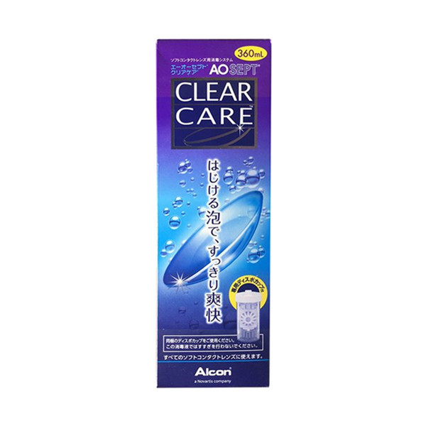 明亮世界！爱尔康Clear Care隐形眼镜清洁液360毫升