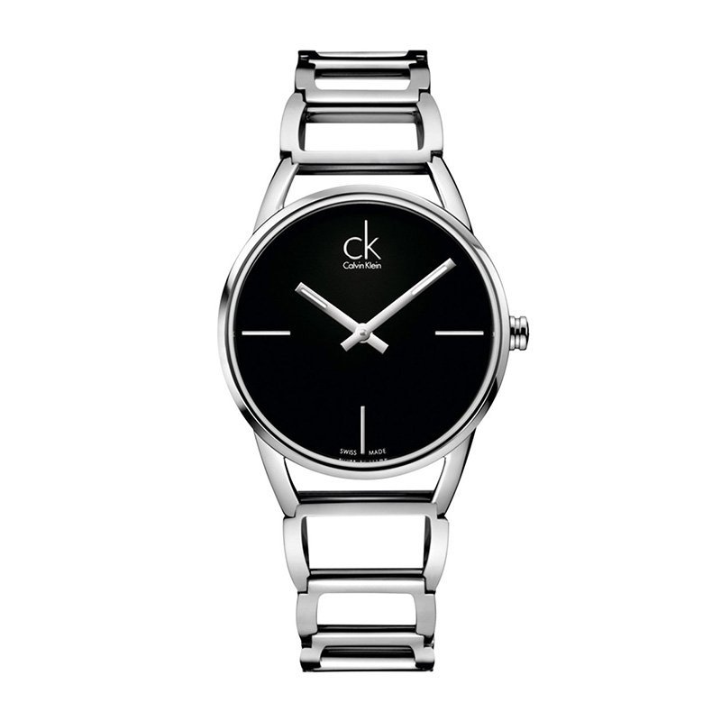 简洁之美！卡尔文克莱恩 石英女士手表 K3G23121