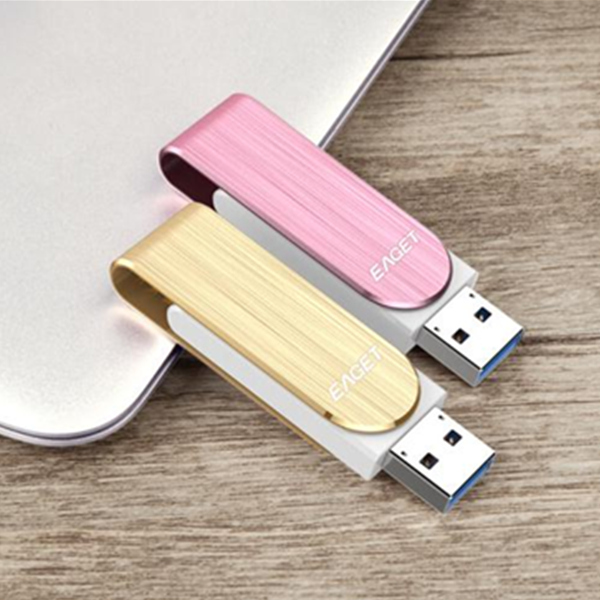 高速传输！忆捷 F50 64G 金属U盘 USB3.0