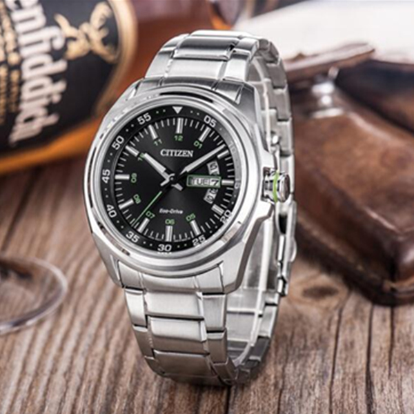 再降！西铁城 AW0020-59EB 男士光动能手表