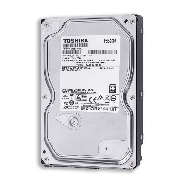 性能稳定！东芝 1TB 台式机硬盘 DT01ACA100
