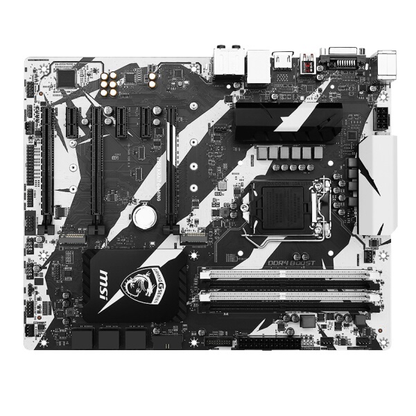 黑白配色！微星 B250 KRAIT GAMING银环蛇 主板