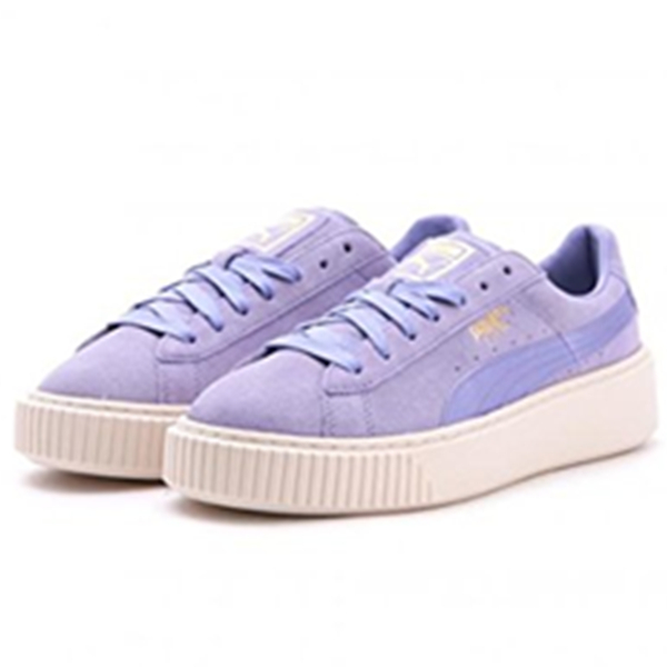 经典休闲！PUMA SUEDE PLATFORM MONO板鞋