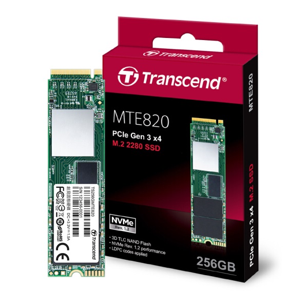 稳定可靠！创见 MTE820系列 256G M.2 固态硬盘
