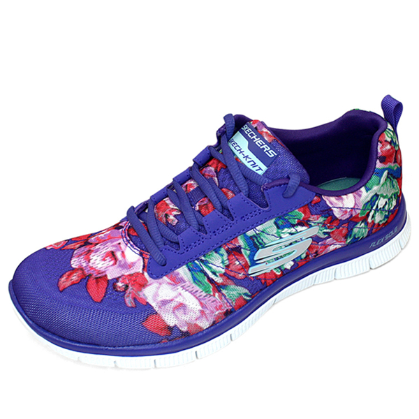 个性活力！Skechers斯凯奇潮流印花系带女鞋12448
