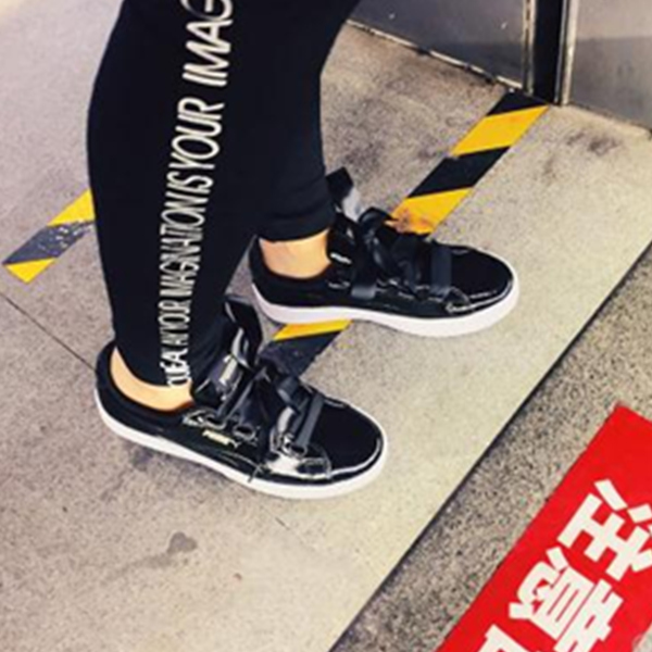 搶眼！PUMA Vikky Platform 女士絲帶板鞋