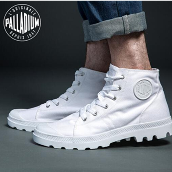 军事风！PALLADIUM D3 Mid 男士帆布鞋