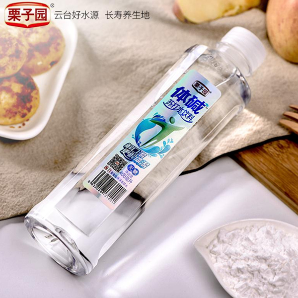 纯天然！栗子园 体碱苏打水 400*24瓶